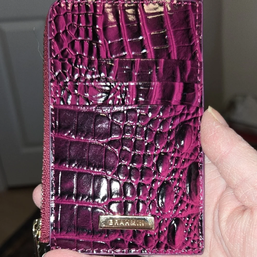 Brahmin Lennon Credit Card Wallet in Sugar Plum Melbourne. NWT. - Picture 14 of 14